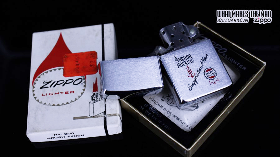 ZIPPO XƯA 1975 - ANCHOR HOCKING 28 23423