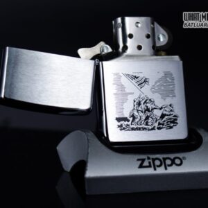 ZIPPO LA MÃ 1996 - IWO JIMA FLAG RAISING USMC - Ảnh 2