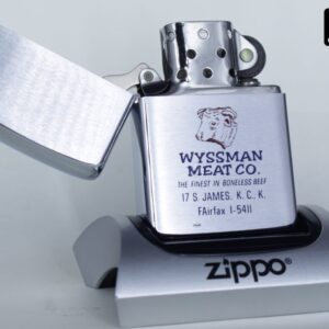 Alternative view of ZIPPO XƯA 1967 - WYSSMAN MEAT CO.