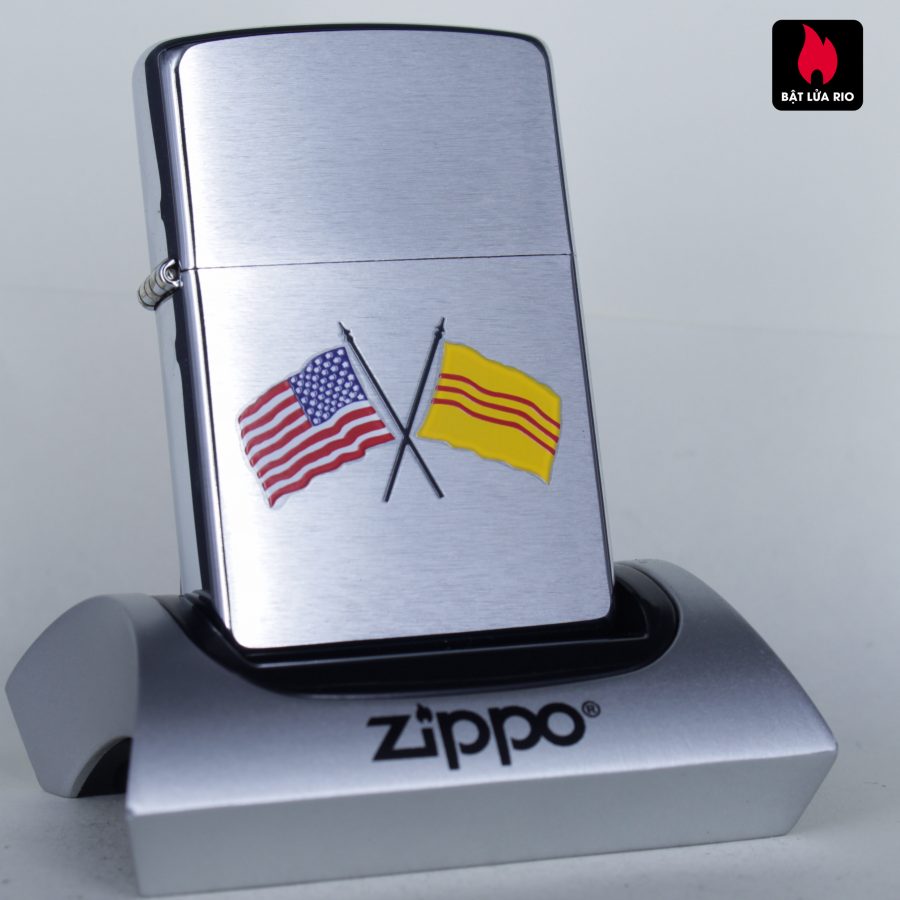 ZIPPO 2003 - AMERICAN & VIETNAM FLAG