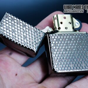 Zippo 49021 – Zippo Armor Hexagon Design Black Ice 7