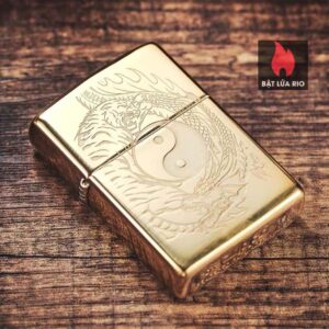 Zippo 49024 - Zippo Yin and Yang Tiger and Dragon High Polish Brass 10