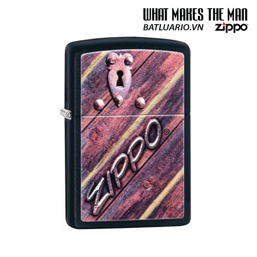 Zippo 29986 - Zippo Lock Design Black Matte