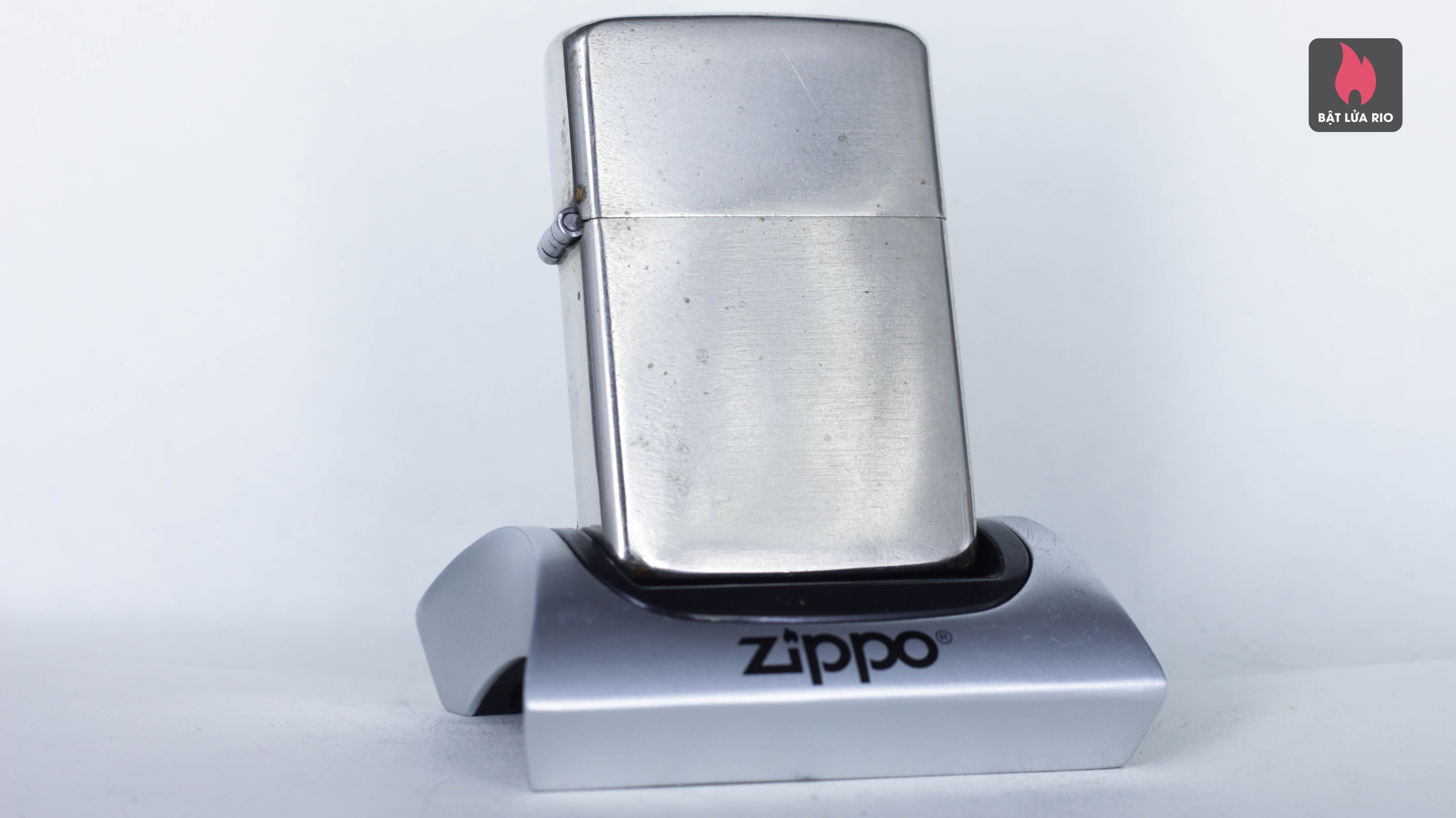 Bật Lửa Zippo Xưa 1946 - Full Nikel - Ruột 14 Lỗ Bánh Xe Xéo » Zipposhop