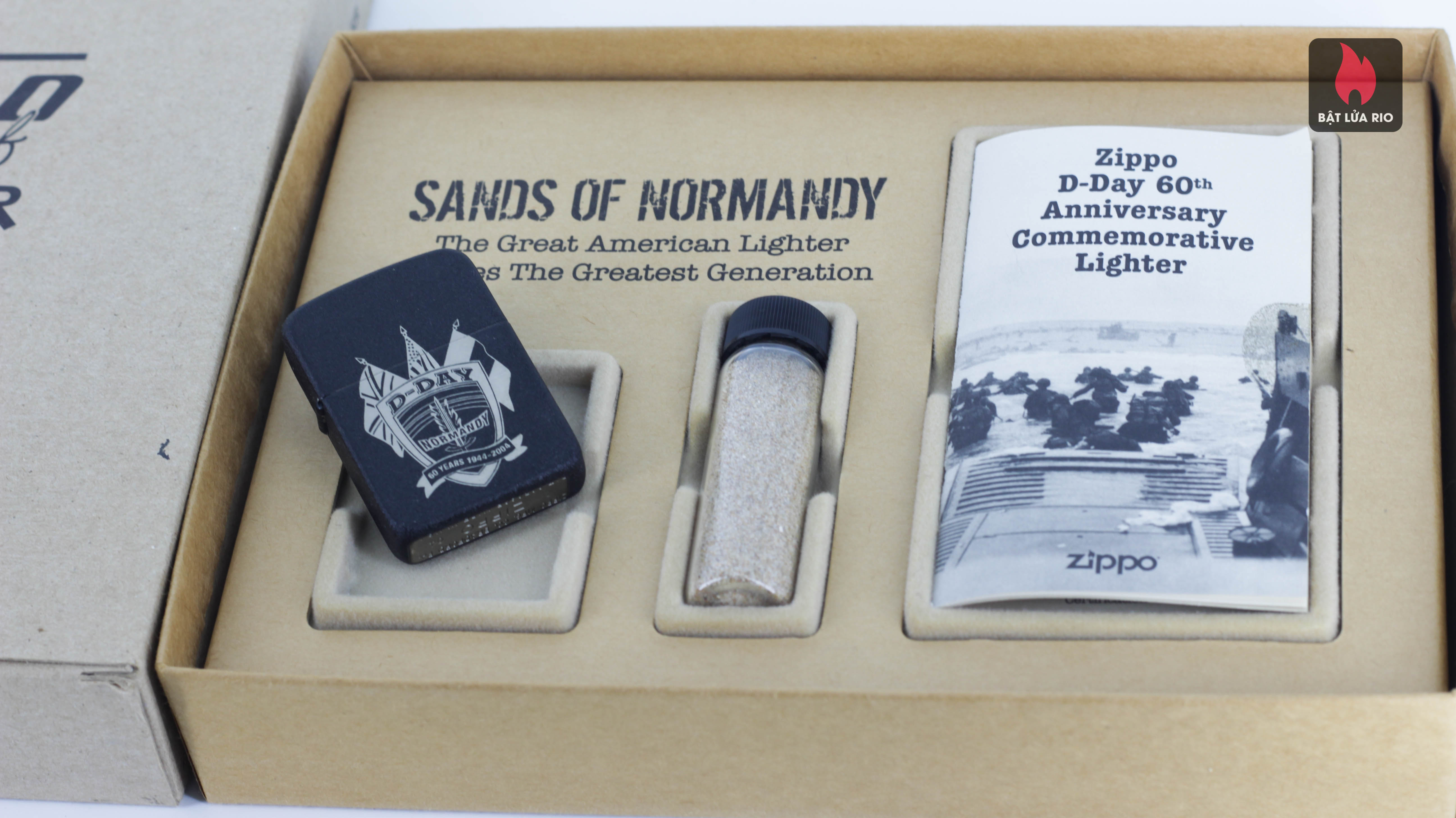 ZIPPO D-DAY 60TH ANNIVERSARY COMMEMORATIVE LIGHTER – SANDS OF NORMANDY