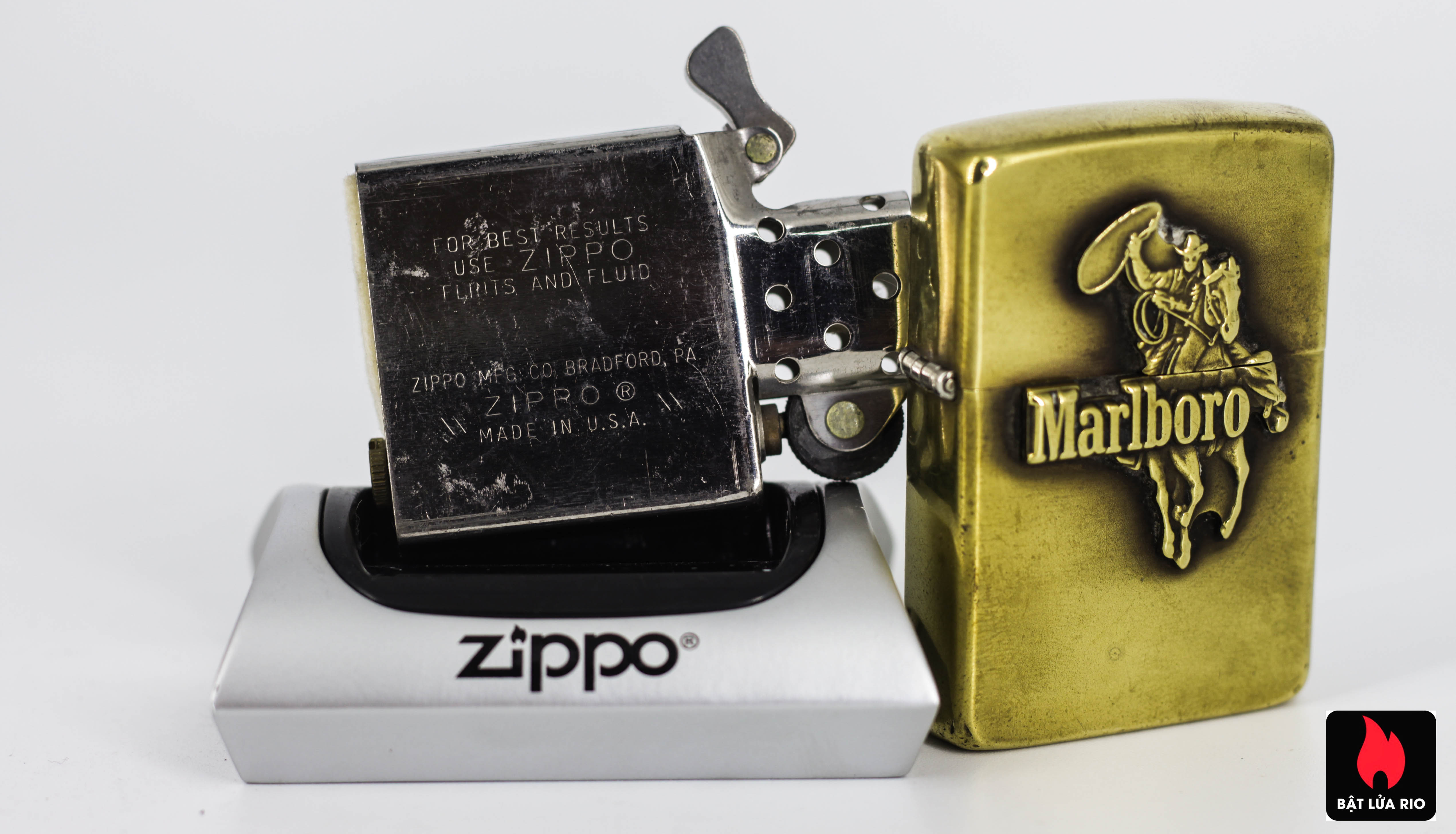 Bật Lửa ZIPPO 1986 - MARLBORO COWBOY LASSO » ZippoShop