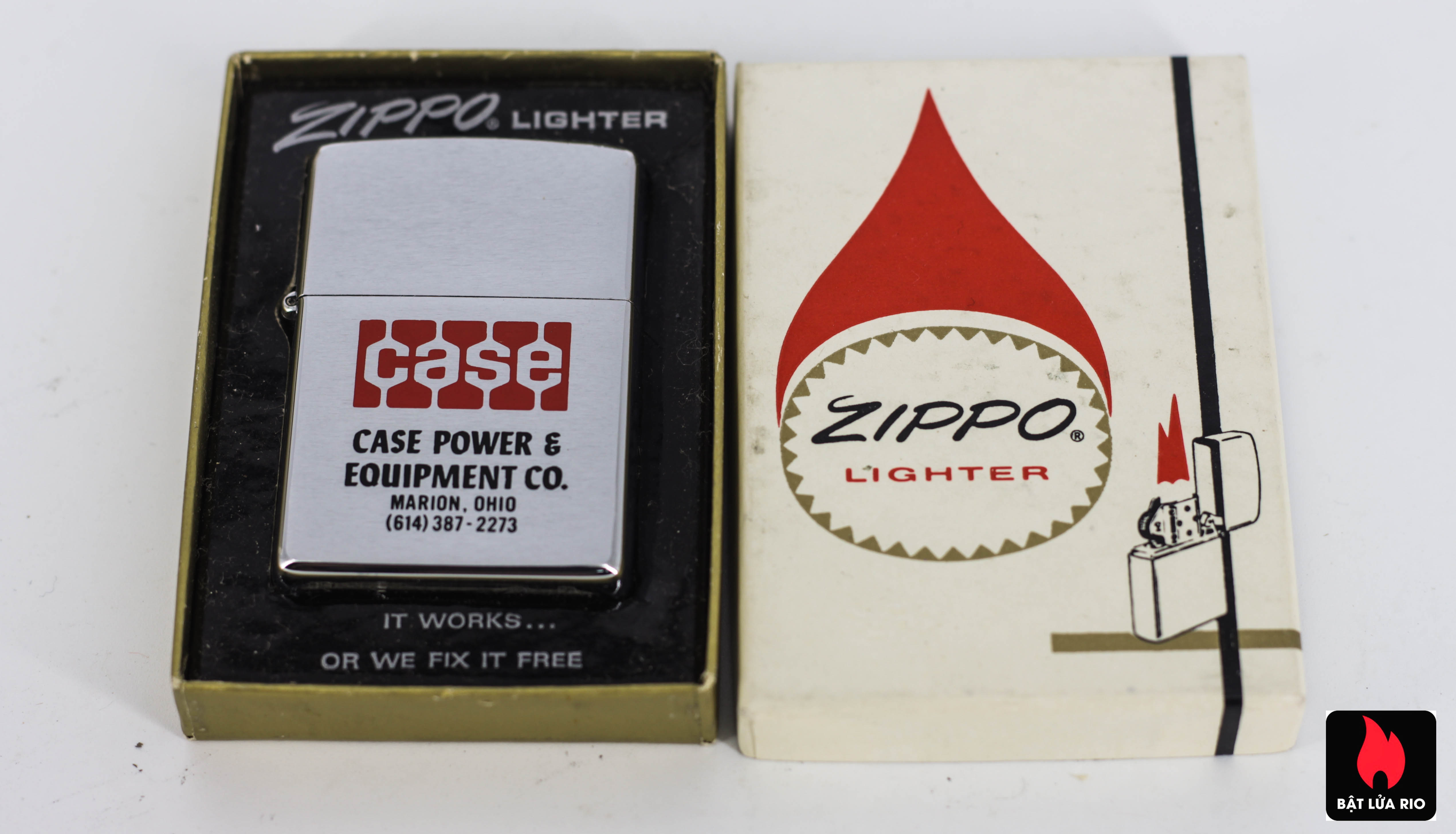 ZIPPO XƯA 1974 – CASE POWER & EQUIMENT CO.