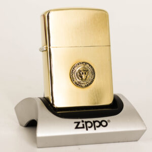 Zippo Xưa 1960s – 10k Gold Filled – Lyndon B. JohnSon - Bọc Vàng 10k