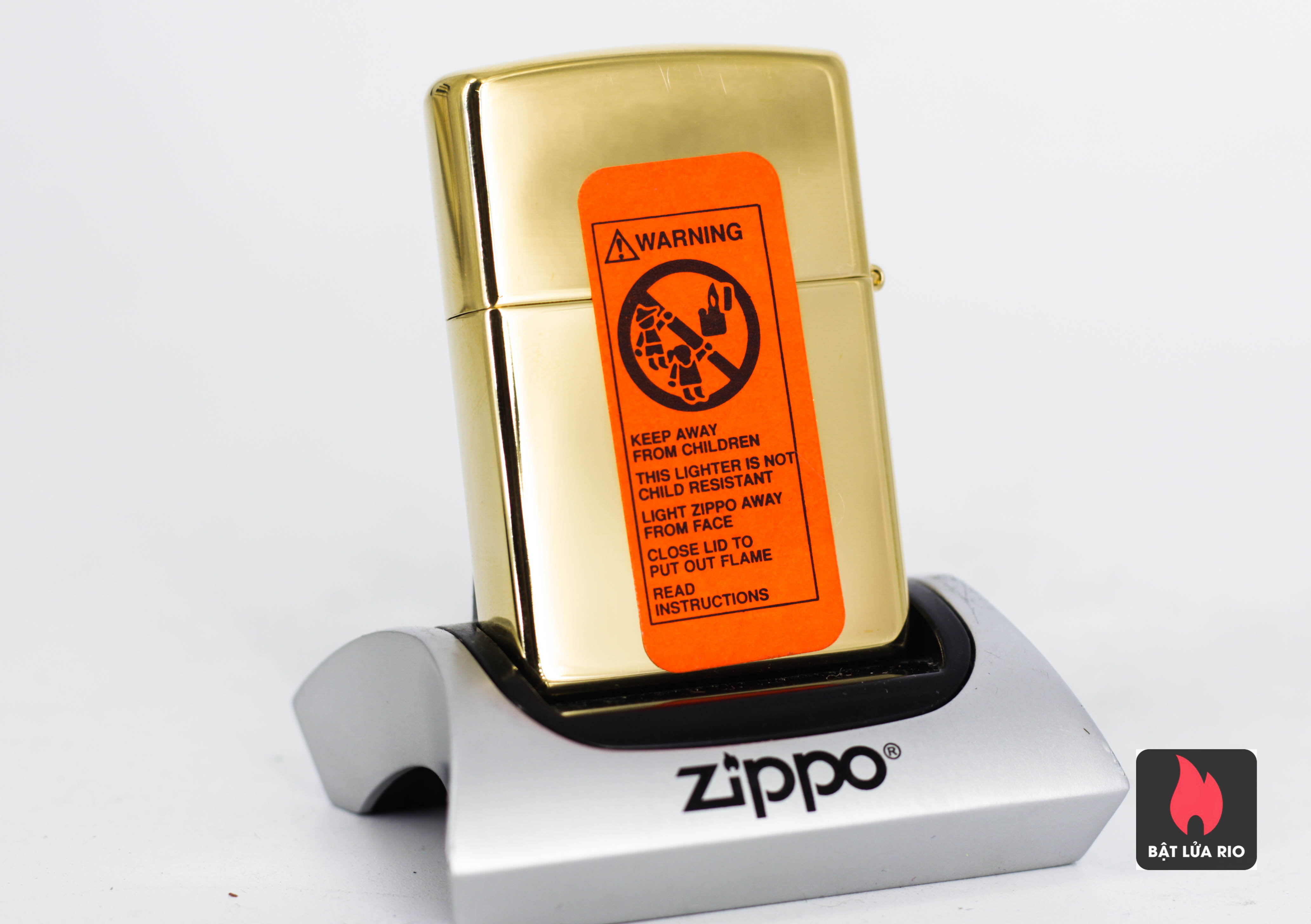 ZIPPO 2001 - GOLD PLATE