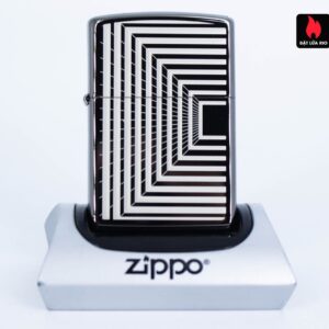 Zippo 49071 – Zippo Boxed Lines Design Black Ice 1