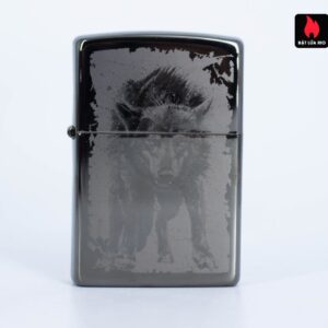 Zippo 49073 – Zippo Wolf Design Black Ice 5