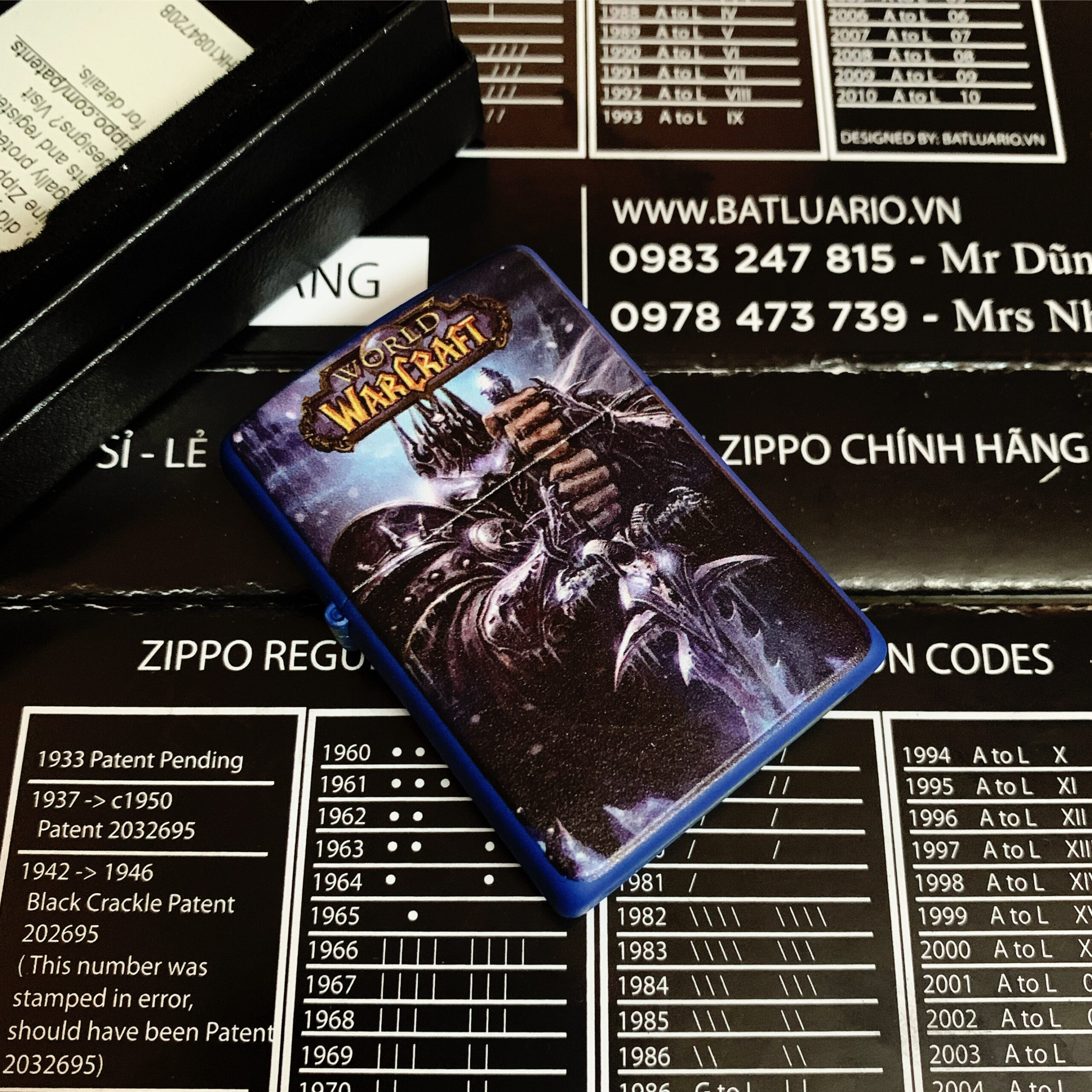 ZIPPO 229 IN MÀU WORLD WARCRAFT 01 - ZIPPO 229.WARCRAFT01