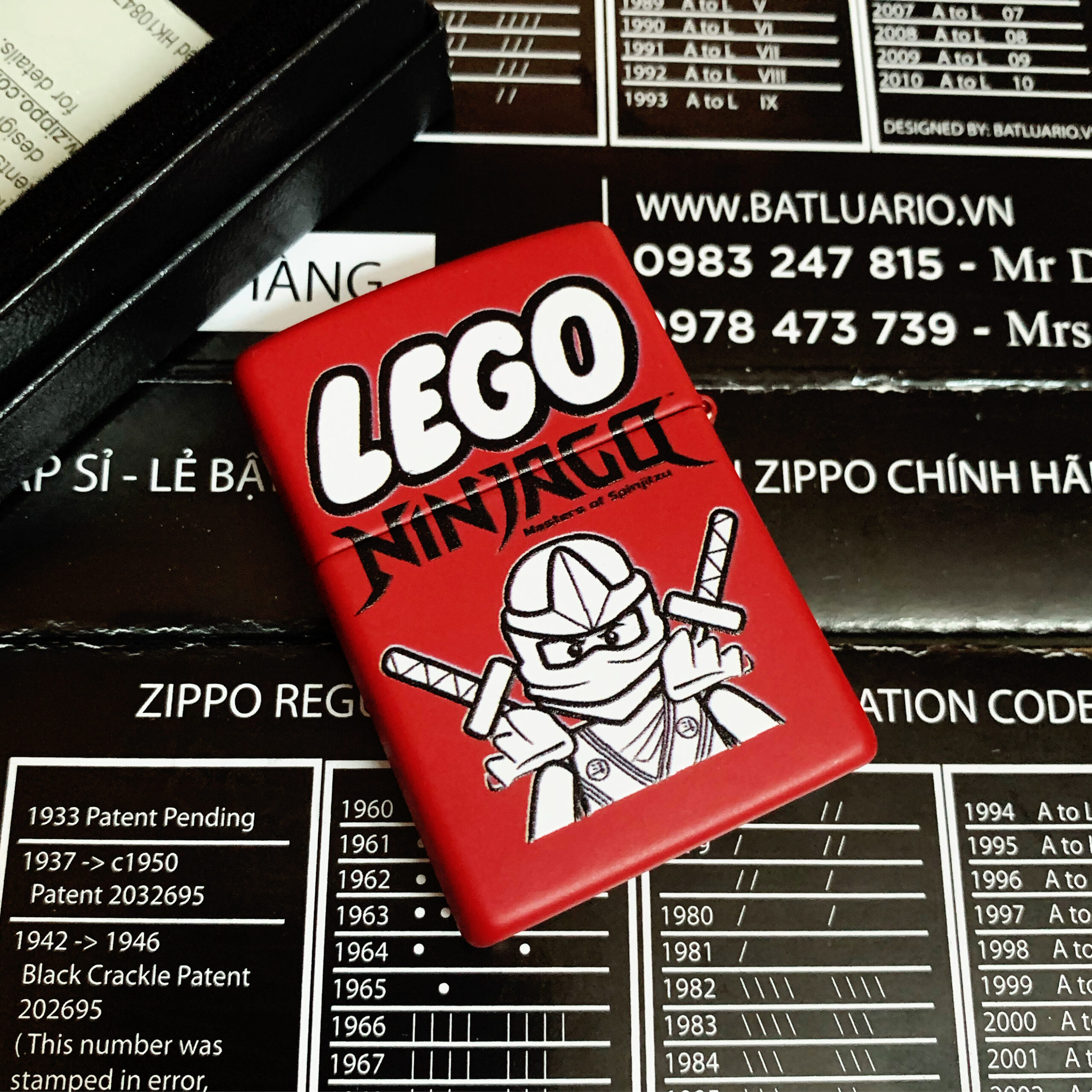ZIPPO 233 IN MÀU NINJAGO 01 - ZIPPO 233.NINJAGO01