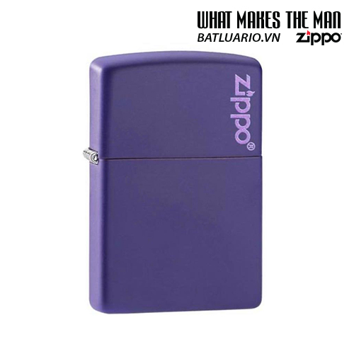 Zippo 237ZL - Zippo Purple Matte Zippo Logo
