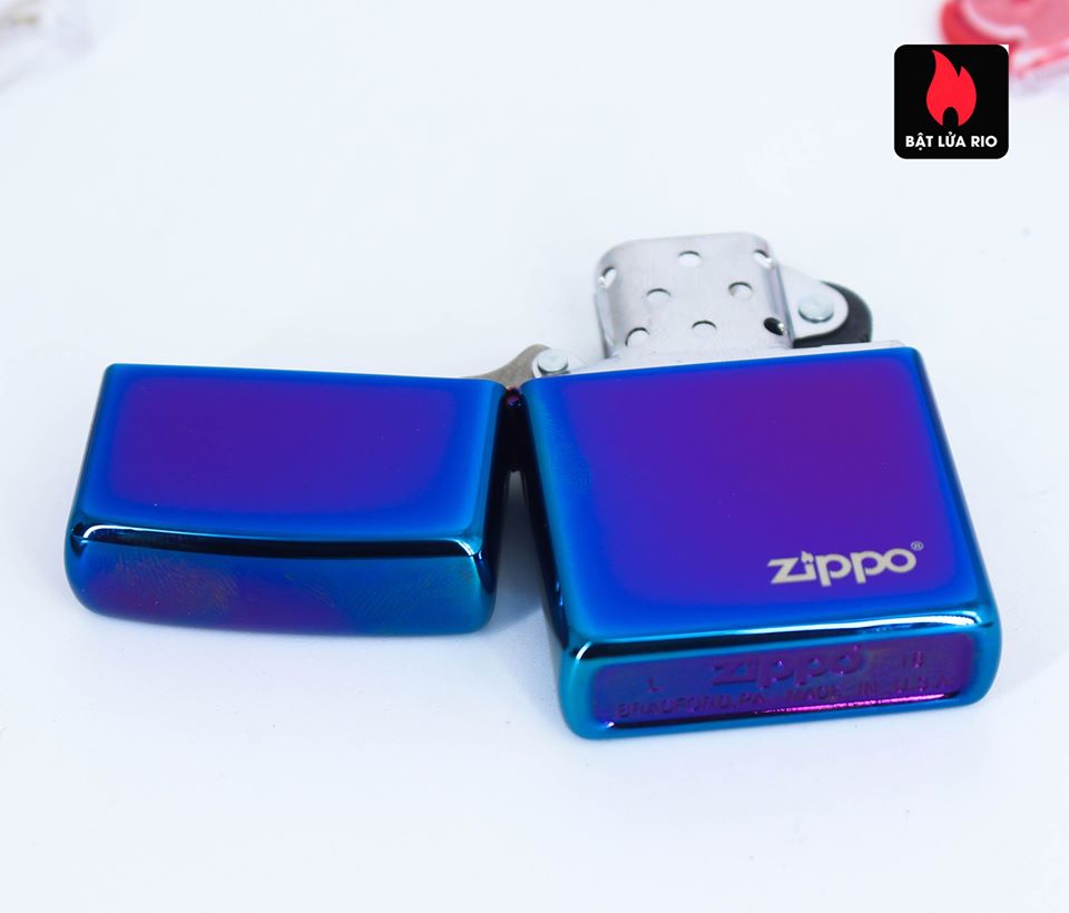 Zippo 29899ZL - Zippo High Polish Indigo Zippo Logo 9