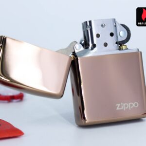 Zippo 49190ZL - Zippo High Polish Rose Gold Zippo Logo 2