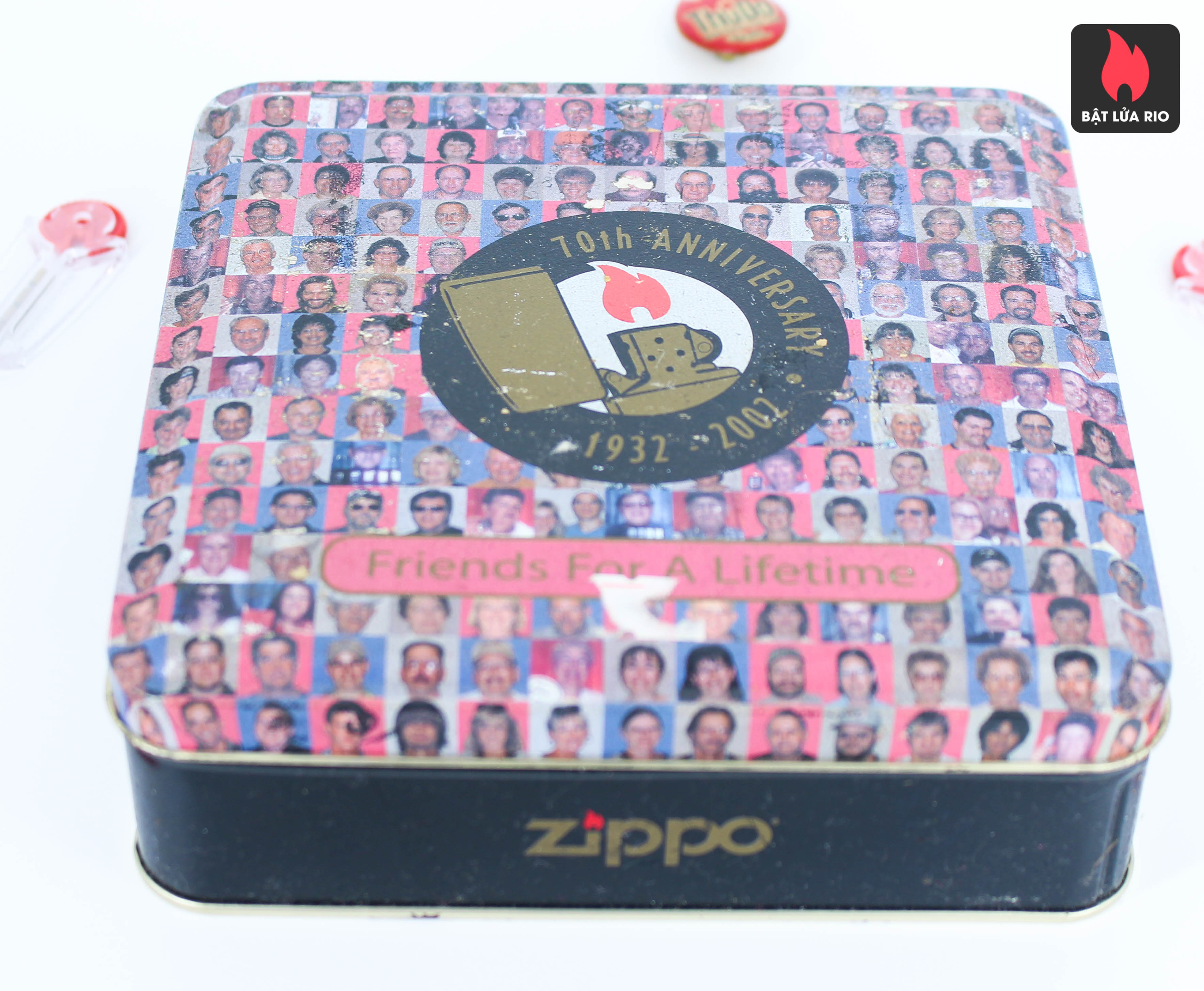 ZIPPO COTY 2002 – KỶ NIỆM 70 NĂM ZIPPO – 70TH ANNIVERSARY 1932 – 2002