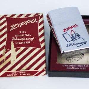 Zippo Xưa 1957 - 25th Anniversary - Kỉ Niệm 25 Thành Lập Hãng Zippo - Ảnh 8