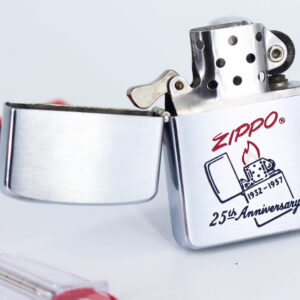 Zippo Xưa 1957 - 25th Anniversary - Kỉ Niệm 25 Thành Lập Hãng Zippo - Ảnh 5
