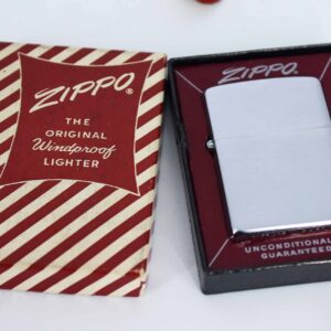 Alternative view of Zippo Xưa 1955 - Brushed Chrome - Plain - Trơn 2 Mặt