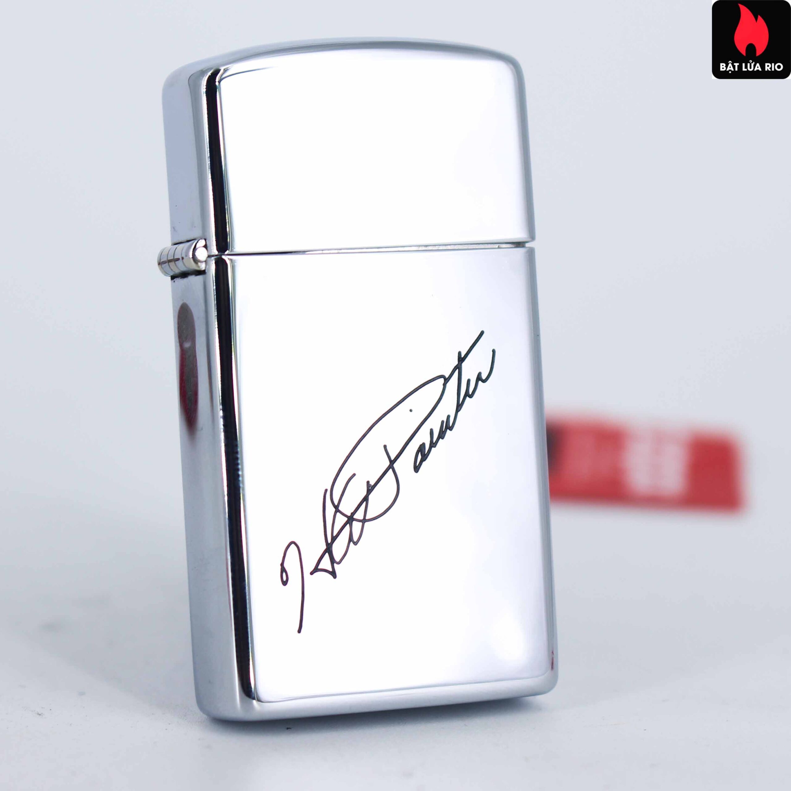 Zippo Slim Xưa 1958 - Chữ Ký