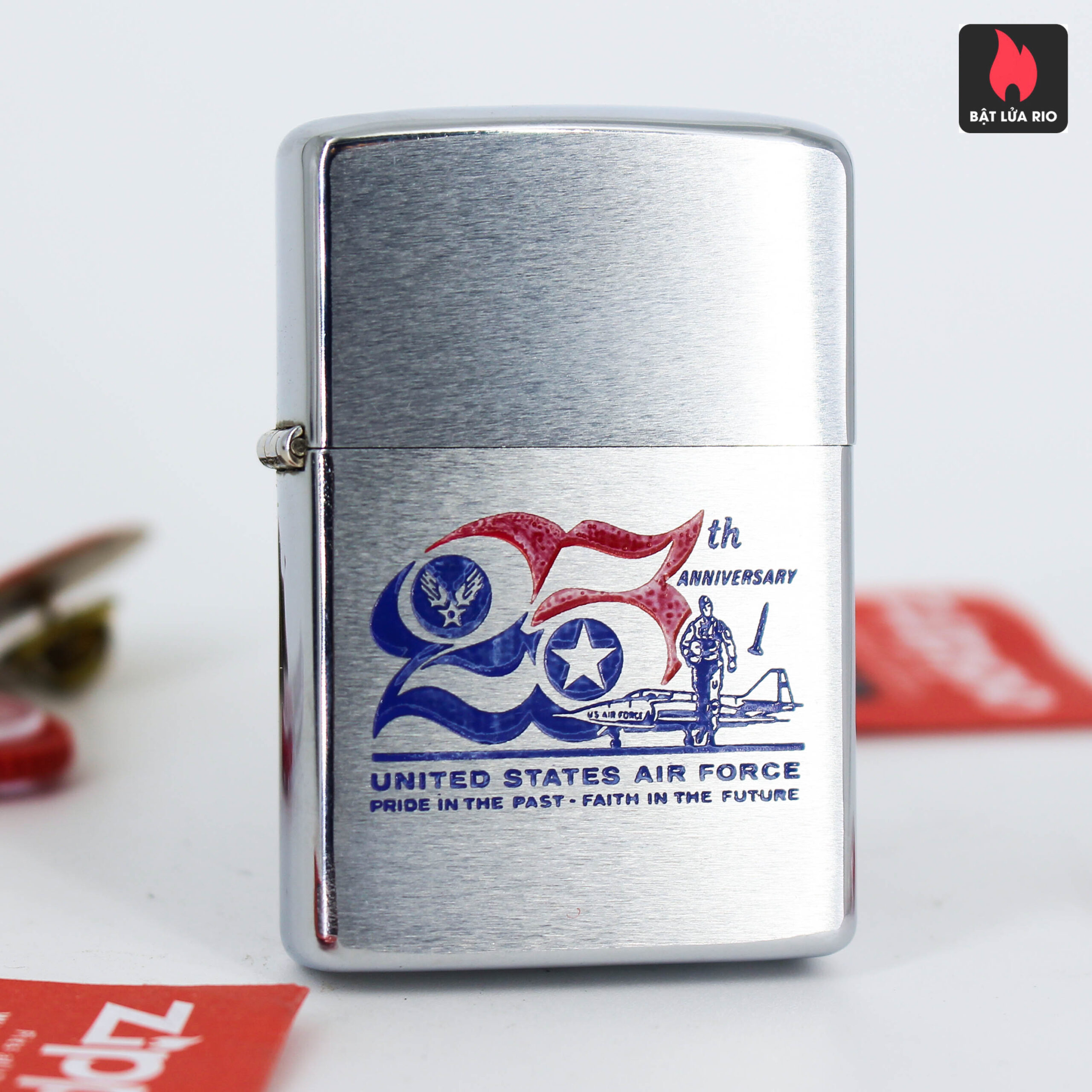 Zippo Xưa 1972 – 25TH Anniversary United States Air Force