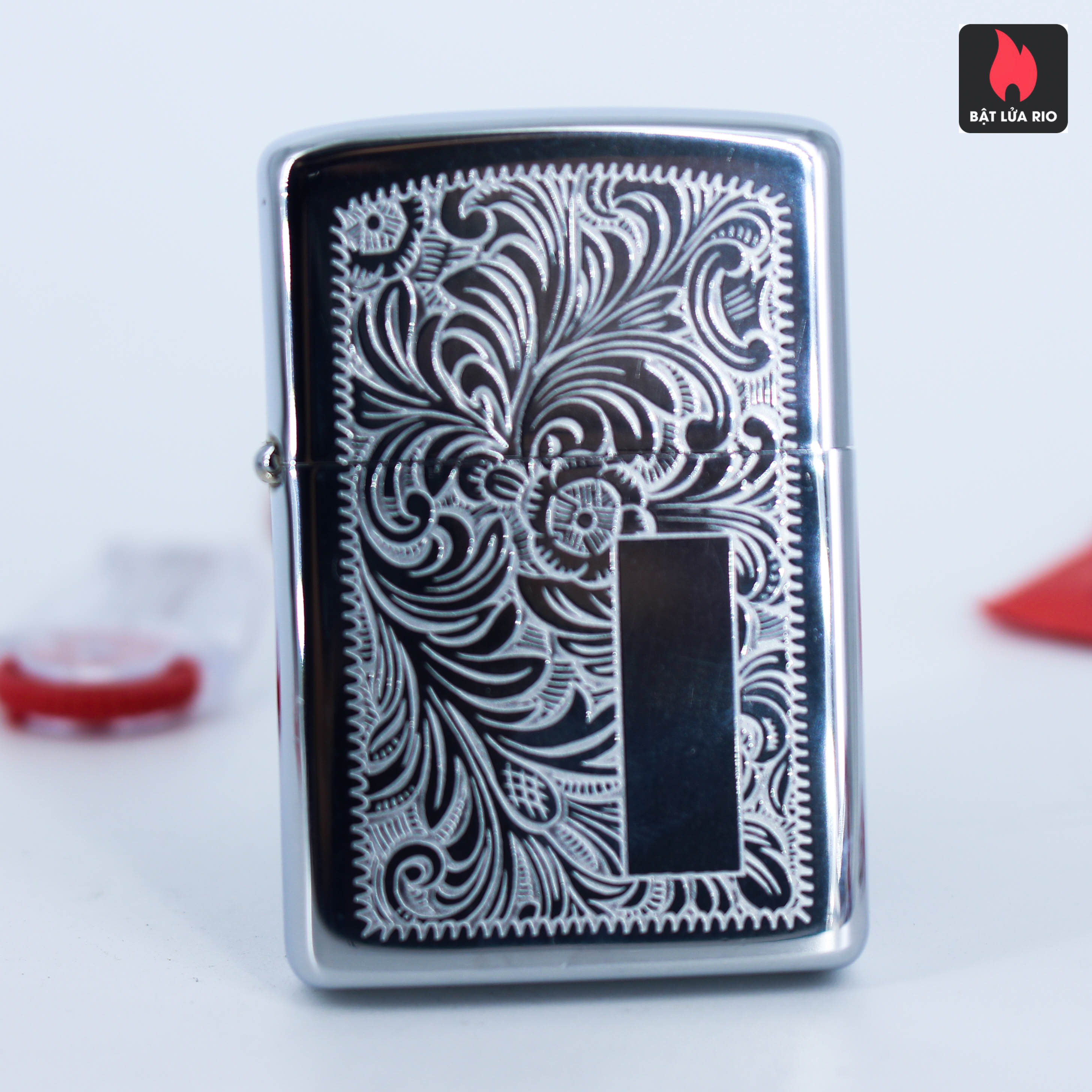 Bật Lửa Zippo Xưa 1977 – Venetian – Hoa Văn Ý » ZippoShop