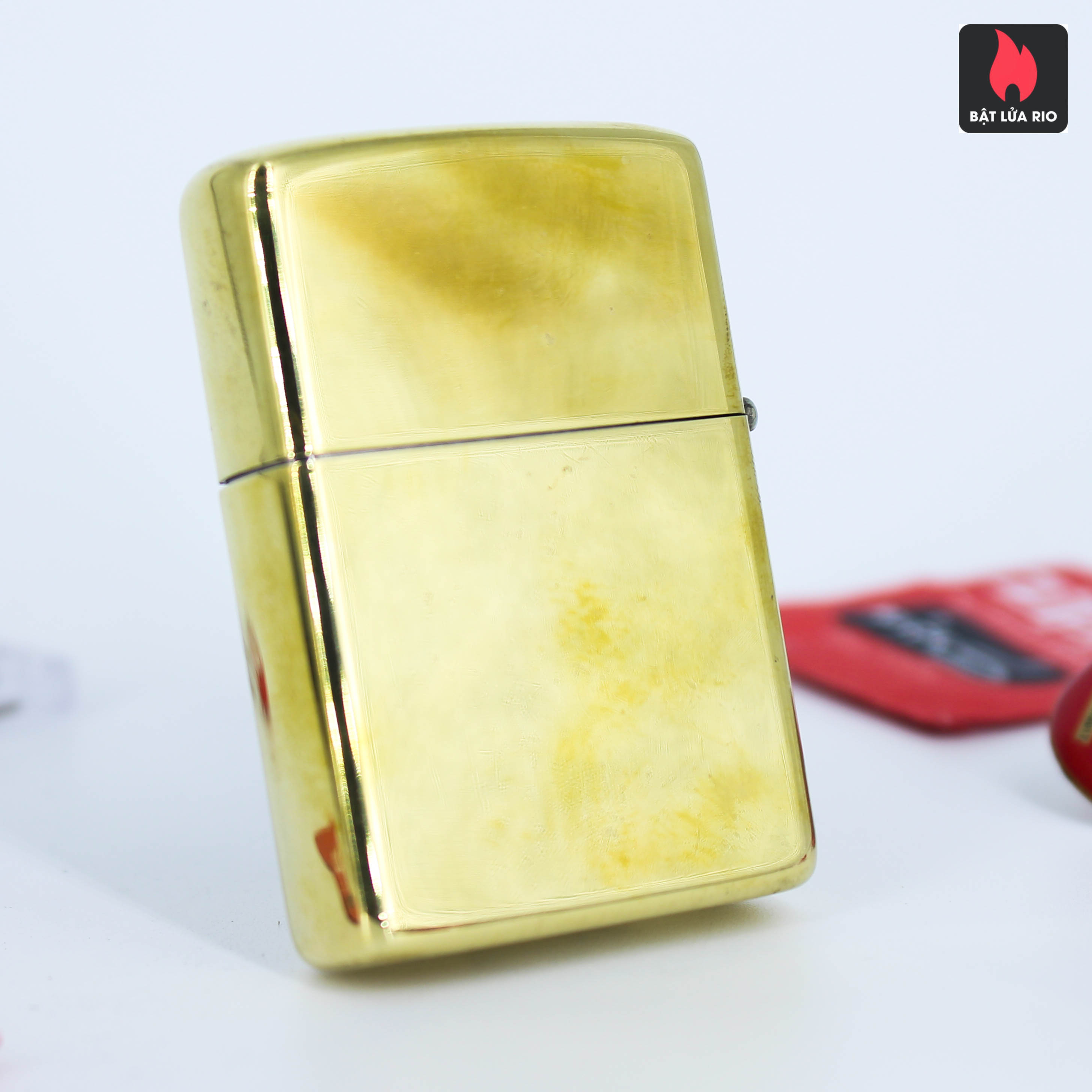 Zippo Xưa 1980 – Solid Brass – Elegance 6