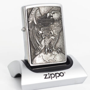 Zippo 2008 - Zippo Made in the USA Eagle and Globe Emblem
