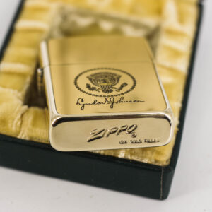 Zippo Xưa 1960s - Lyndon B. JohnSon - 10k Gold Filled 11