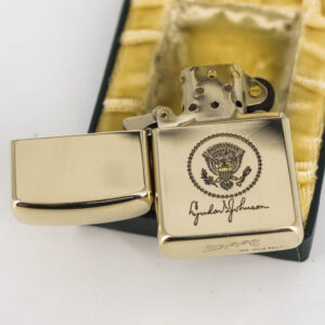Zippo Xưa 1960s - Lyndon B. JohnSon - 10k Gold Filled 13