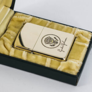 Zippo Xưa 1960s - Lyndon B. JohnSon - 10k Gold Filled 17
