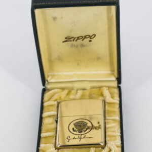 Zippo Xưa 1960s - Lyndon B. JohnSon - 10k Gold Filled 2