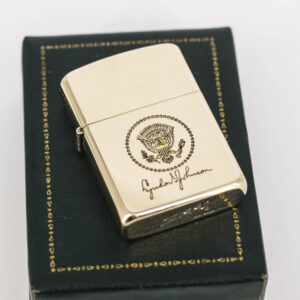 Zippo Xưa 1960s - Lyndon B. JohnSon - 10k Gold Filled 3