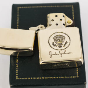 Zippo Xưa 1960s - Lyndon B. JohnSon - 10k Gold Filled 4