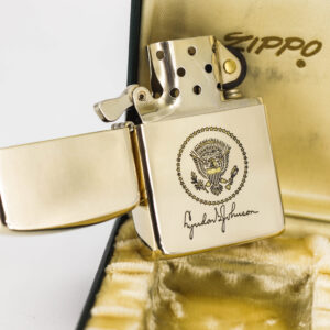 Zippo Xưa 1960s - Lyndon B. JohnSon - 10k Gold Filled 8