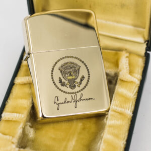 Zippo Xưa 1960s - Lyndon B. JohnSon - 10k Gold Filled