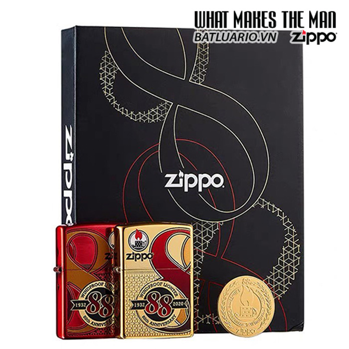 Zippo Edition Box Set 88Th Anniversary Asia Limited - Zippo Phiên Bản Giới Hạn Kỷ Niệm 88 Năm Ra Đời Bật Lửa Zippo - Zippo ZA-2-147C