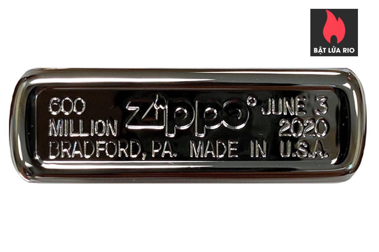 Zippo 600 Millionth Collectible - Zippo 49272- Zippo Celebrates 600 Million Lighters - Chiếc bật lửa Zippo thứ 600 triệu trong lịch sử - Bộ Sưu Tập Zippo 600 triệu