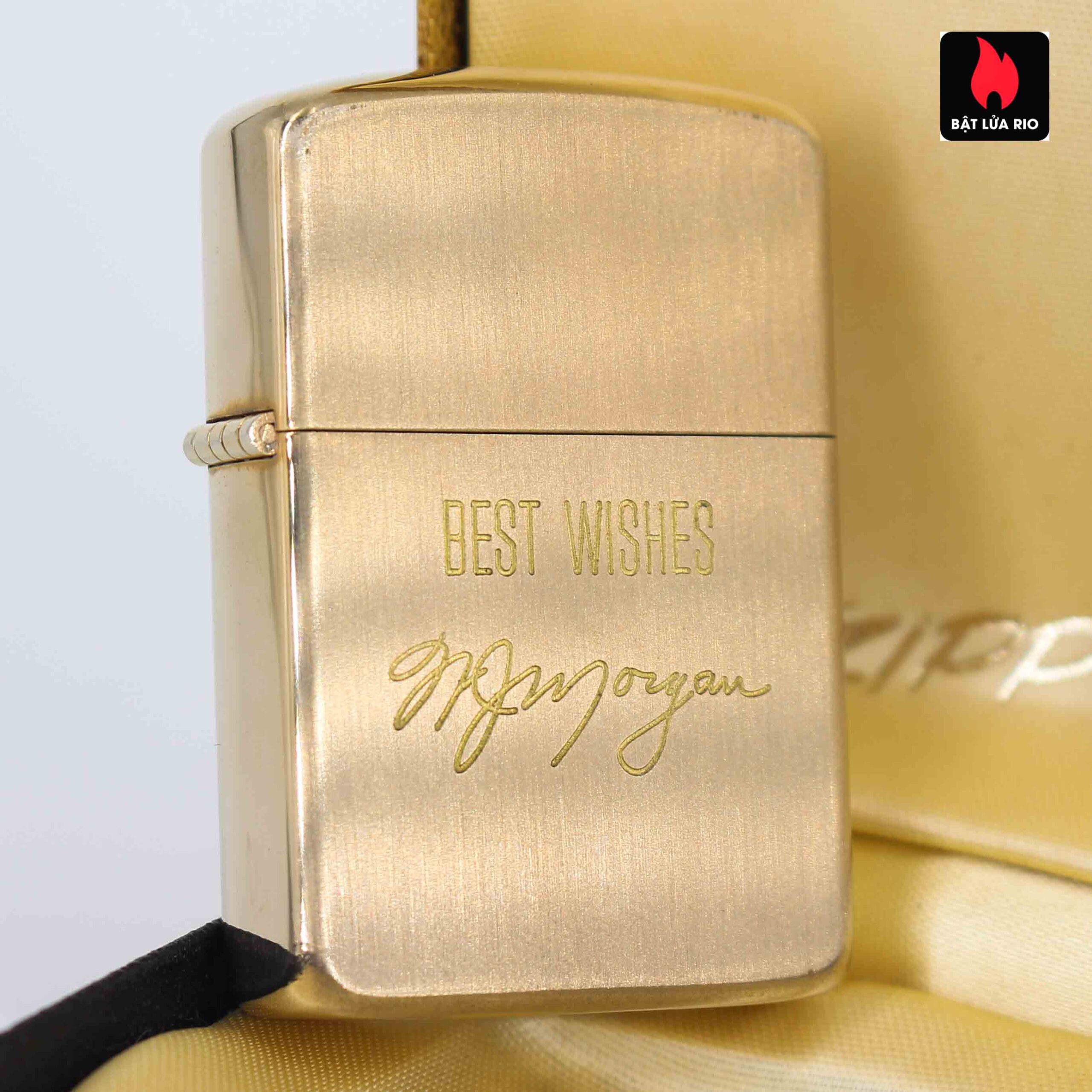 Zippo 1960s – 10K Gold Filled – Bọc Vàng 10K – Best Wishes
