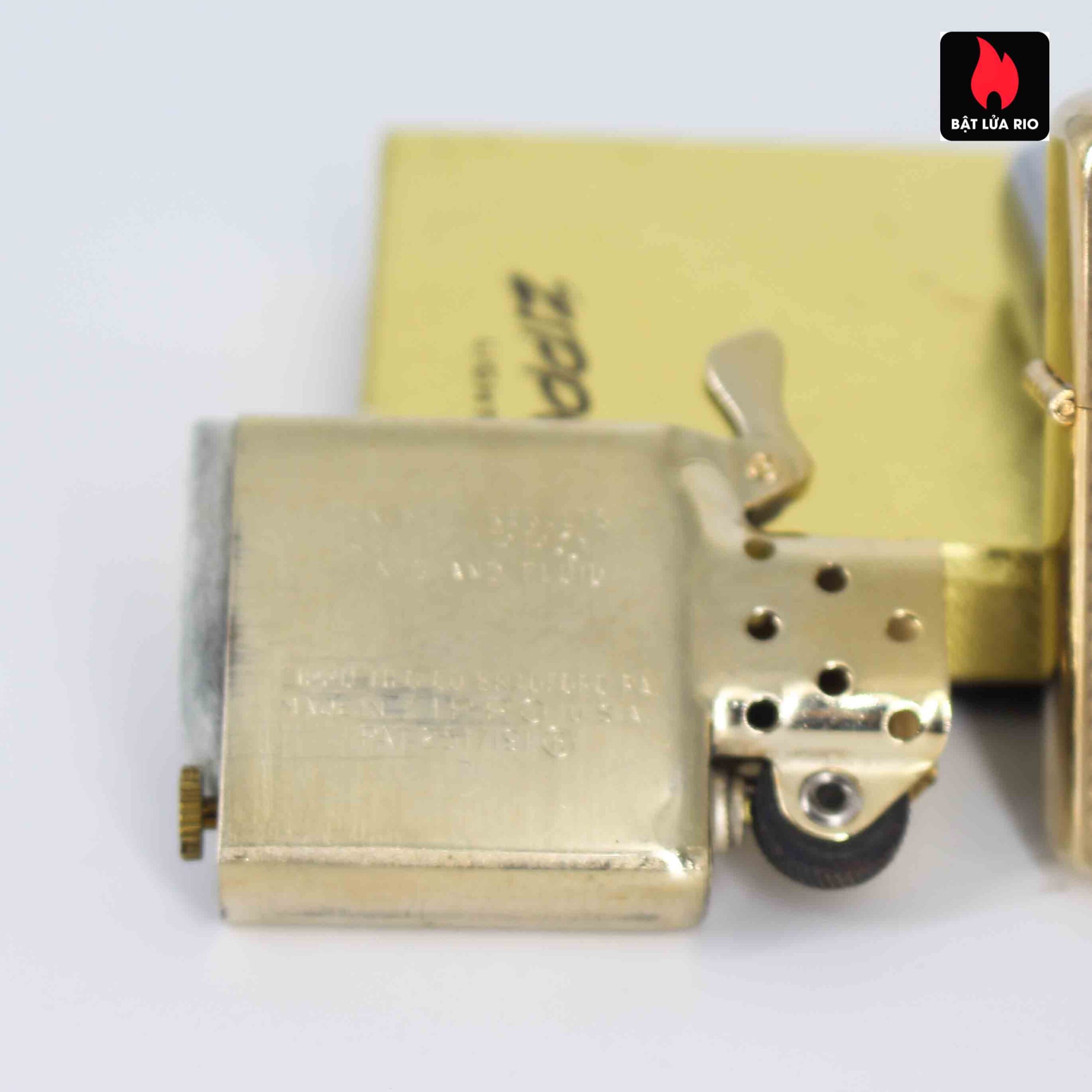 Zippo 1960s – 10K Gold Filled – Bọc Vàng 10K – Hoa Văn Sang Trọng 12