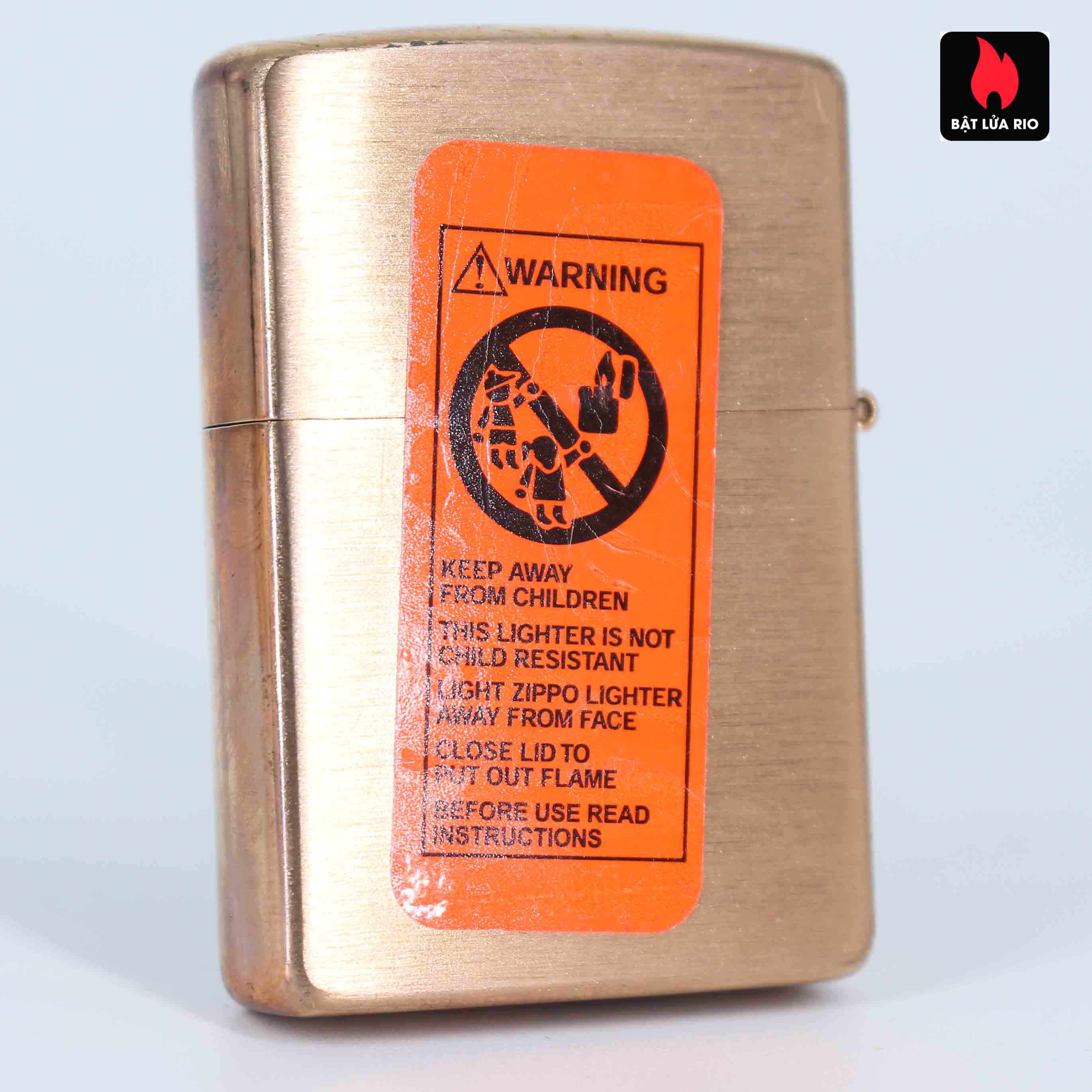 Zippo 2002 - Solid Copper Small Change - Đồng Đỏ Nguyên Khối 2