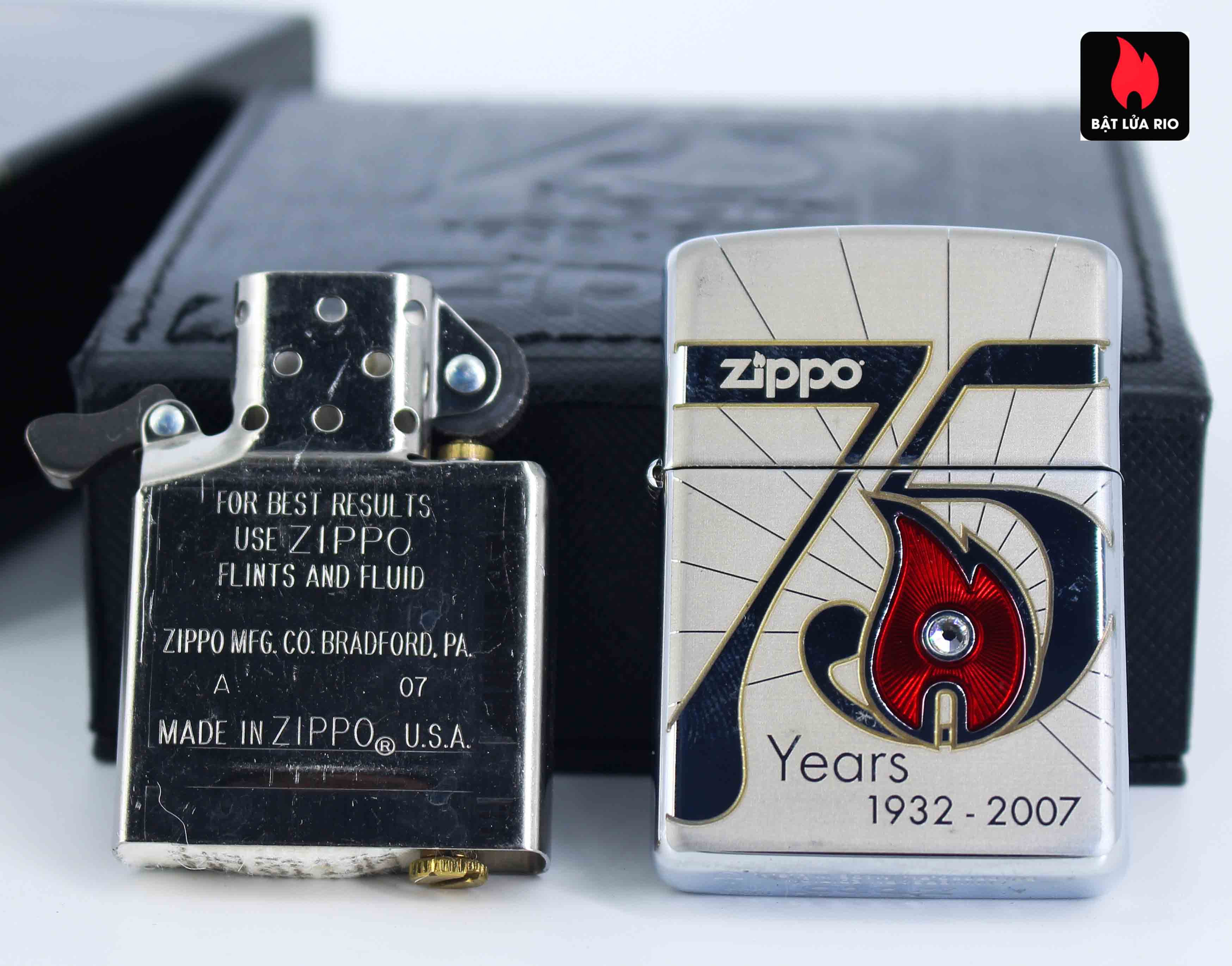 Zippo 2007 – 75th Anniversary Edition – Japan – Limited JPN 1 Of 4000 8