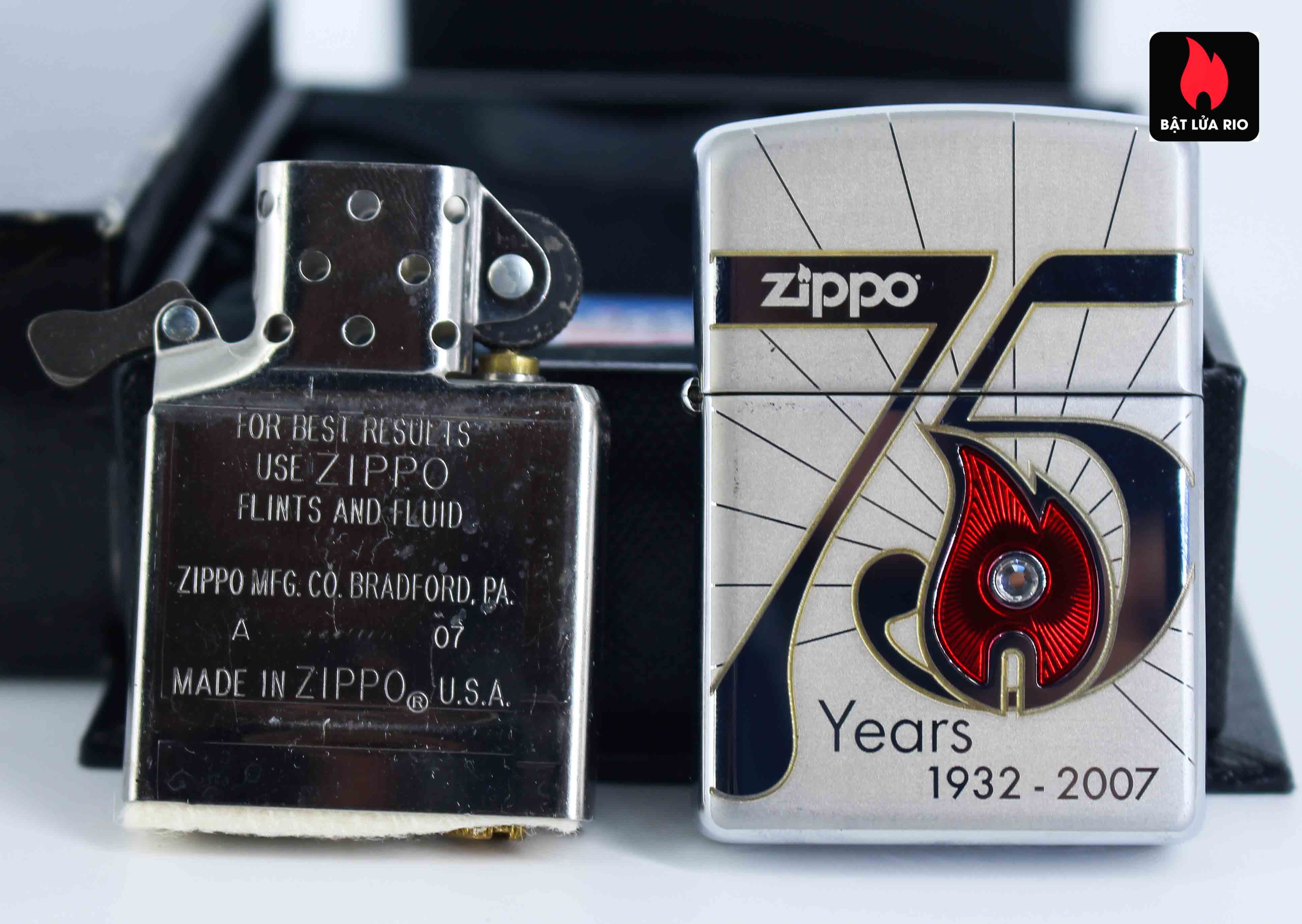 Zippo 2007 – 75th Anniversary Edition – USA – Limited USA 1 Of 14000 8