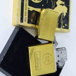Zippo Chu Niên 1932 - 1982 - 50th Commemorative Lighter - Bông Lúa 4