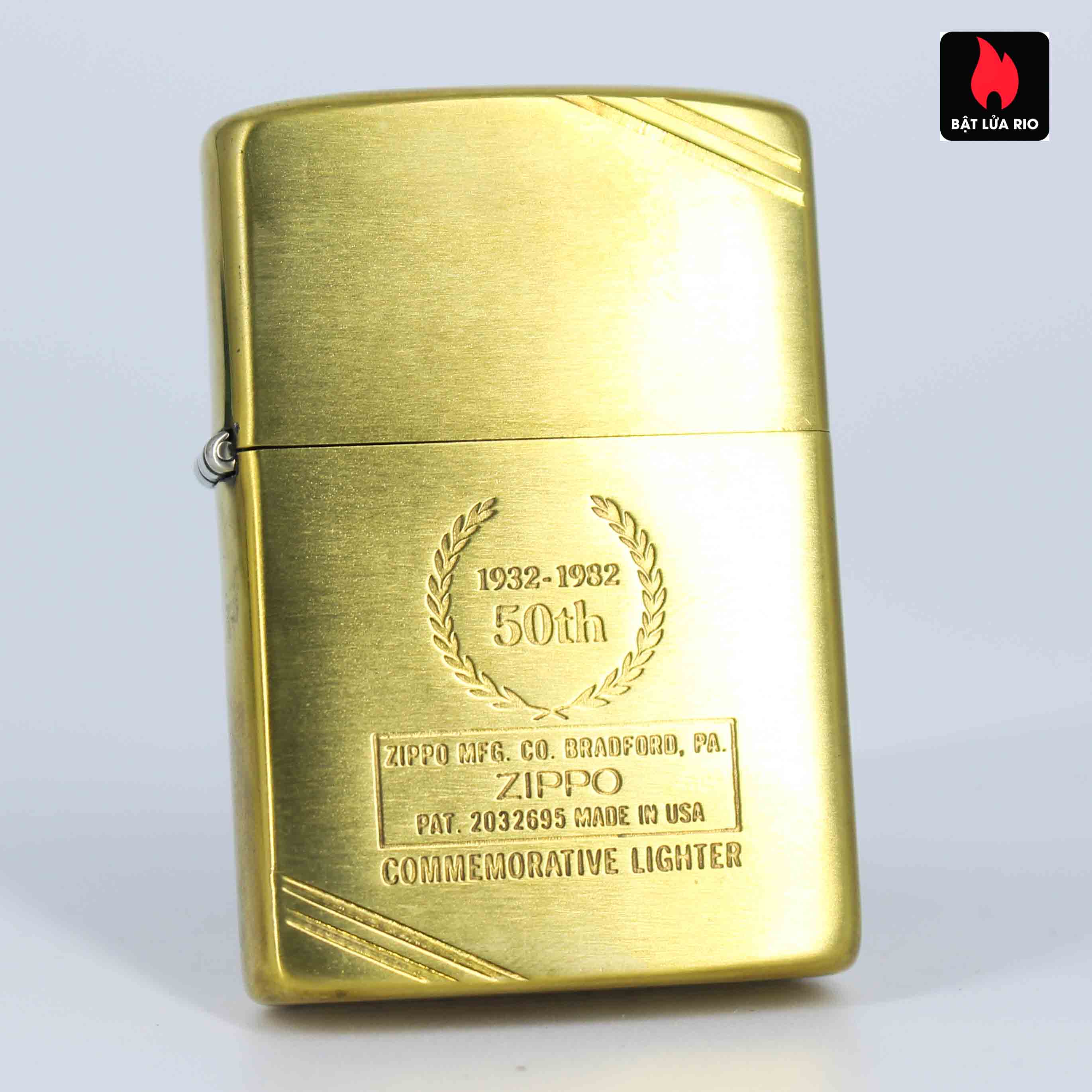 Bật Lửa Zippo Chu Niên 1932 1982 50th Commemorative Lighter Bông Lúa  » ZippoShop