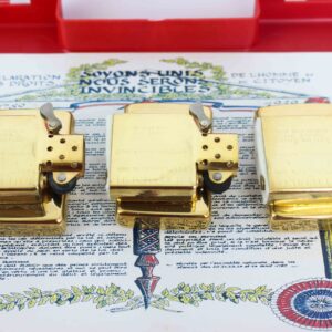 Zippo Set 1932 - 1989 - Soyons Linis Nous Serons Invincibles 1789 - 1989 1