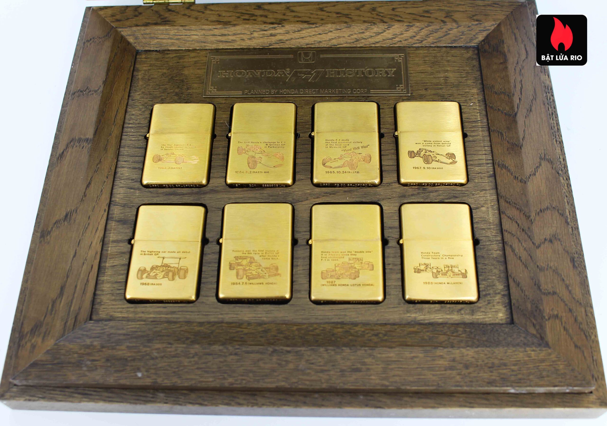 Zippo Set 1988 - Honda F1 History