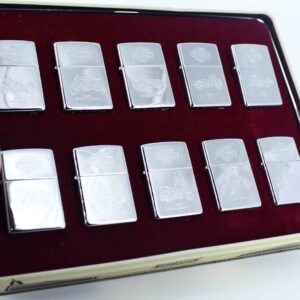 Zippo Set 1998 - Harley Davidson Motor Cycle - Genuine Zippo Lighters 10