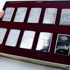 Zippo Set 1998 - Harley Davidson Motor Cycle - Genuine Zippo Lighters 3